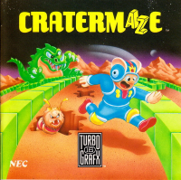 Cratermaze TurboGrafx-16 US box art
